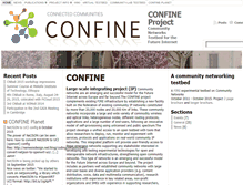 Tablet Screenshot of confine-project.eu